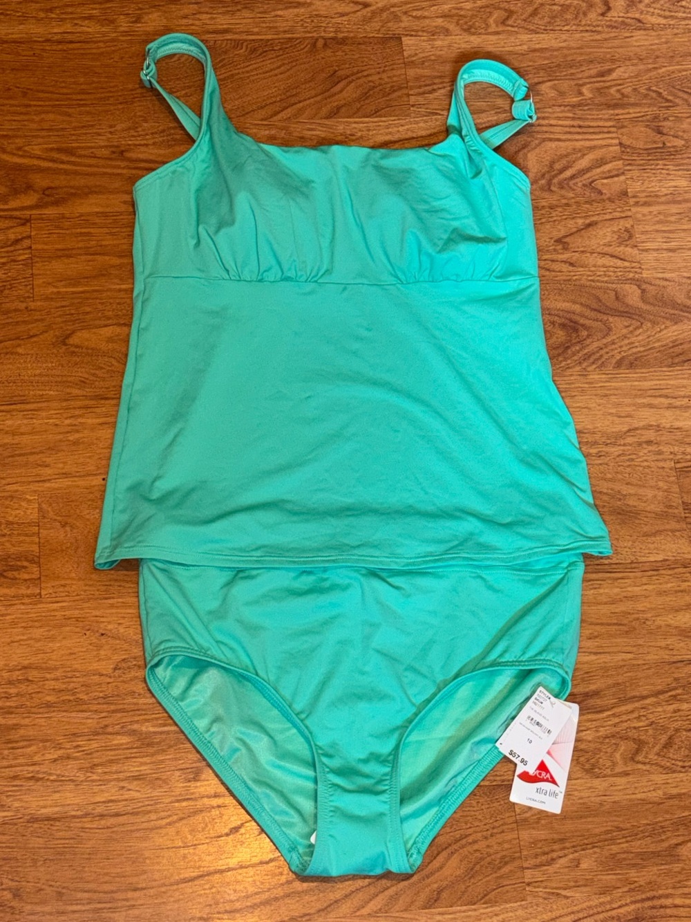 Tankini - NWT Lands’ End Minty Green Swim Tankini Set